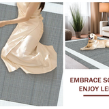 Ultra Soft Area Rug, Non Slip, Stain Resistant, Washable Area Rugs for Living Room, Bedroom, Vibrant Earthy Symmetrical Composition(Gray)