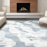 Contemporary Fuzzy Layered Stripes(Gray)