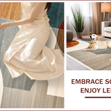 Ultra Soft Area Rug, Non Slip, Stain Resistant, Washable Area Rugs for Living Room, Bedroom, Modern Neutral Abstract Living Room Stain-Resistant Rug(Gray)