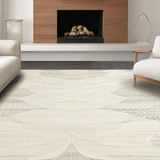 Elegant Off White Ogee Design(Beige)