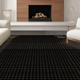 Ultra Soft Area Rug, Non Slip, Stain Resistant, Washable Area Rugs for Living Room, Bedroom, Artistic Wild Animal Impression(Black)