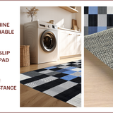Contemporary Minimalist Checkered Style(Black)
