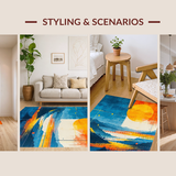 Contemporary Artistic Color Fusion(Blue)