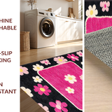 Elegant Monochrome Floral Display(Black)