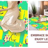 Charming Iridescent Flower Motif(Yellow)