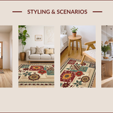 Ultra Soft Area Rug, Non Slip, Stain Resistant, Washable Area Rugs for Living Room, Bedroom, Rustic Trout Entryway Braided Jute Rug(Beige)