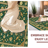 Rustic Diamond Motif with Beige Highlights(Green)