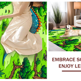 Bright Green and Brown Nature Design(Green)