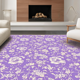 Ultra Soft Area Rug, Non Slip, Stain Resistant, Washable Area Rugs for Living Room, Bedroom, Elegant Plush Shaggy Home Vibe(Purple)