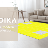 Ultra Soft Area Rug, Non Slip, Stain Resistant, Washable Area Rugs for Living Room, Bedroom, Warm Cozy Patchwork Feel(Yellow)
