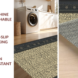 Ultra Soft Area Rug, Non Slip, Stain Resistant, Washable Area Rugs for Living Room, Bedroom, Chic Cheetah Print Fusion(Beige)