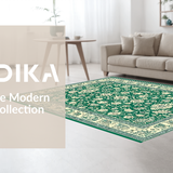 Vibrant Multicolor Paisley Elegance(Green)