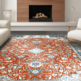 Modern Vintage Floral Design(Red)