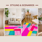 Bright Colorful Linear Aesthetics(Pink)