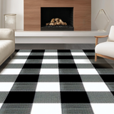 Chic Rustic Checkered Motif(Black)