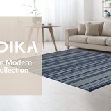 Elegant Minimalist Linear Stripes(Blue)