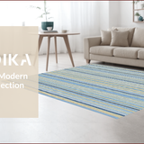 Ultra Soft Area Rug, Non Slip, Stain Resistant, Washable Area Rugs for Living Room, Bedroom, Ushak Pamukkale Traditional(Beige)