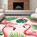 Charming Retro Flamingo Vibes(Pink)
