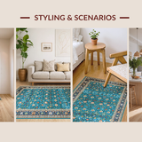 Eclectic Vintage Abstract Palette(Blue)