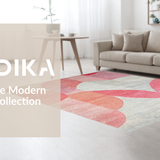 Ultra Soft Area Rug, Non Slip, Stain Resistant, Washable Area Rugs for Living Room, Bedroom, Reverse Uno Rug, Bow-Inspired Carpet(Pink)