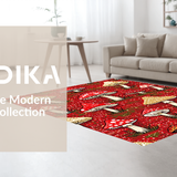 Colorful Mushroom Print with Cheer(Red)