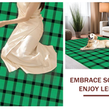 Elegant Reversible Plaid Aesthetic(Green)