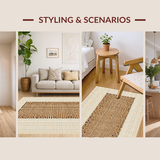 Ultra Soft Area Rug, Non Slip, Stain Resistant, Washable Area Rugs for Living Room, Bedroom, Chic Modern Animal Print Flair(Beige)