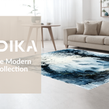 Ultra Soft Area Rug, Non Slip, Stain Resistant, Washable Area Rugs for Living Room, Bedroom, Phantom Realm Rug Duo - Spectral Home Accent - Otherworldly Carpet Set(Gray)