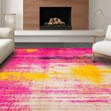 Artistic Distressed Symmetrical Design(Pink)