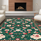 Intricate Oriental Leaf Motif(Green)