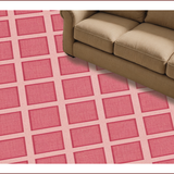 Ultra Soft Area Rug, Non Slip, Stain Resistant, Washable Area Rugs for Living Room, Bedroom, Cowgirl Bathroom Rug Vibrant Pink Non-Slip Design(Pink)