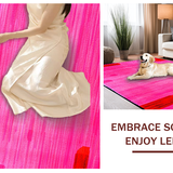 Lively Modern Text Based Artwork(Pink)