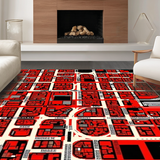 Cheerful City Grid(Red)