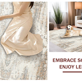 Neutral Toned Vintage Geometric Style(Beige)
