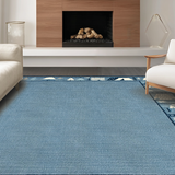 Artistic Geometric Wilderness Scene(Blue)
