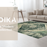 Artful Distressed Linear Composition(Black)