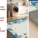 Ultra Soft Area Rug, Non Slip, Stain Resistant, Washable Area Rugs for Living Room, Bedroom, Oceanic Coral Reef Aesthetic(Beige)