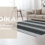 Elegant Contemporary Striped Design(Black)