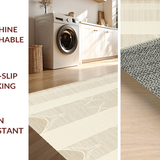 Elegant Non Slip Geometric Touch(Beige)