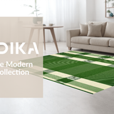 Contemporary Plush Diamond Layout(Green)