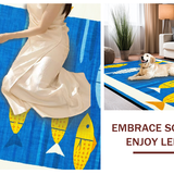 Fun and Colorful Marine Creature Print(Blue)