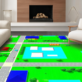 Vibrant Multicolored Urban Adventure(Green)
