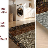 Ultra Soft Area Rug, Non Slip, Stain Resistant, Washable Area Rugs for Living Room, Bedroom, Luxurious Warm Toned Decor(Brown)