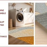 Ultra Soft Area Rug, Non Slip, Stain Resistant, Washable Area Rugs for Living Room, Bedroom, Modern Neutral Sandstone Living Room Rug Handmade(Beige)