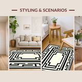 Refined Neutral Tones Ogee Style(Black)