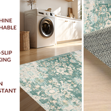 Rustic Sage Green Tiled Motif(Green)