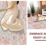 Elegant Blush and Green Fusion(Pink)