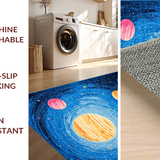 Celestial Cartoon Cosmos Motif(Blue)