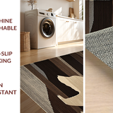 Ultra Soft Area Rug, Non Slip, Stain Resistant, Washable Area Rugs for Living Room, Bedroom, Trendy Muted Tone Shag Finish(Brown)