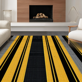 Ultra Soft Area Rug, Non Slip, Stain Resistant, Washable Area Rugs for Living Room, Bedroom, Exotic Monochrome Animal Print(Black)